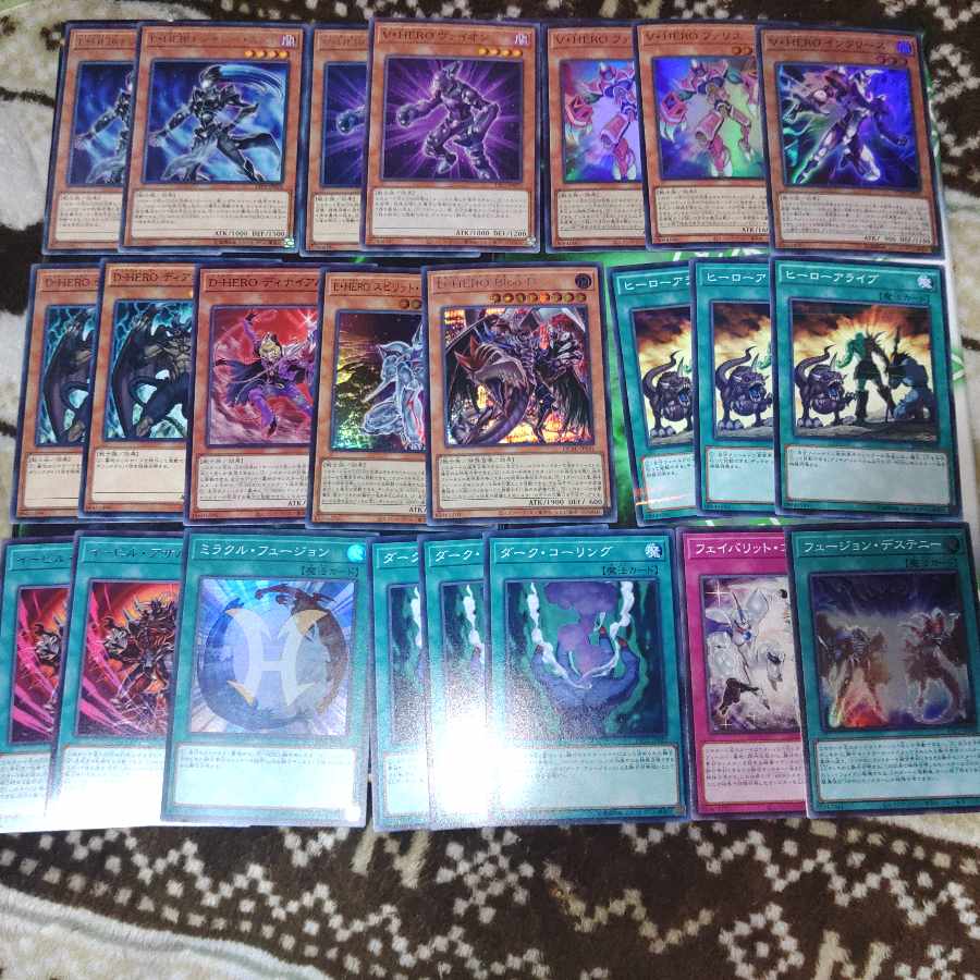 E-HERO Deck Parts Teenage Warriors Darkness Demons A to H Evil Heroes 1枚