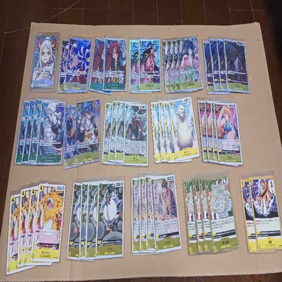 One Piece Cards Retired: approx. 5,000 cards, rare, multiple parallels