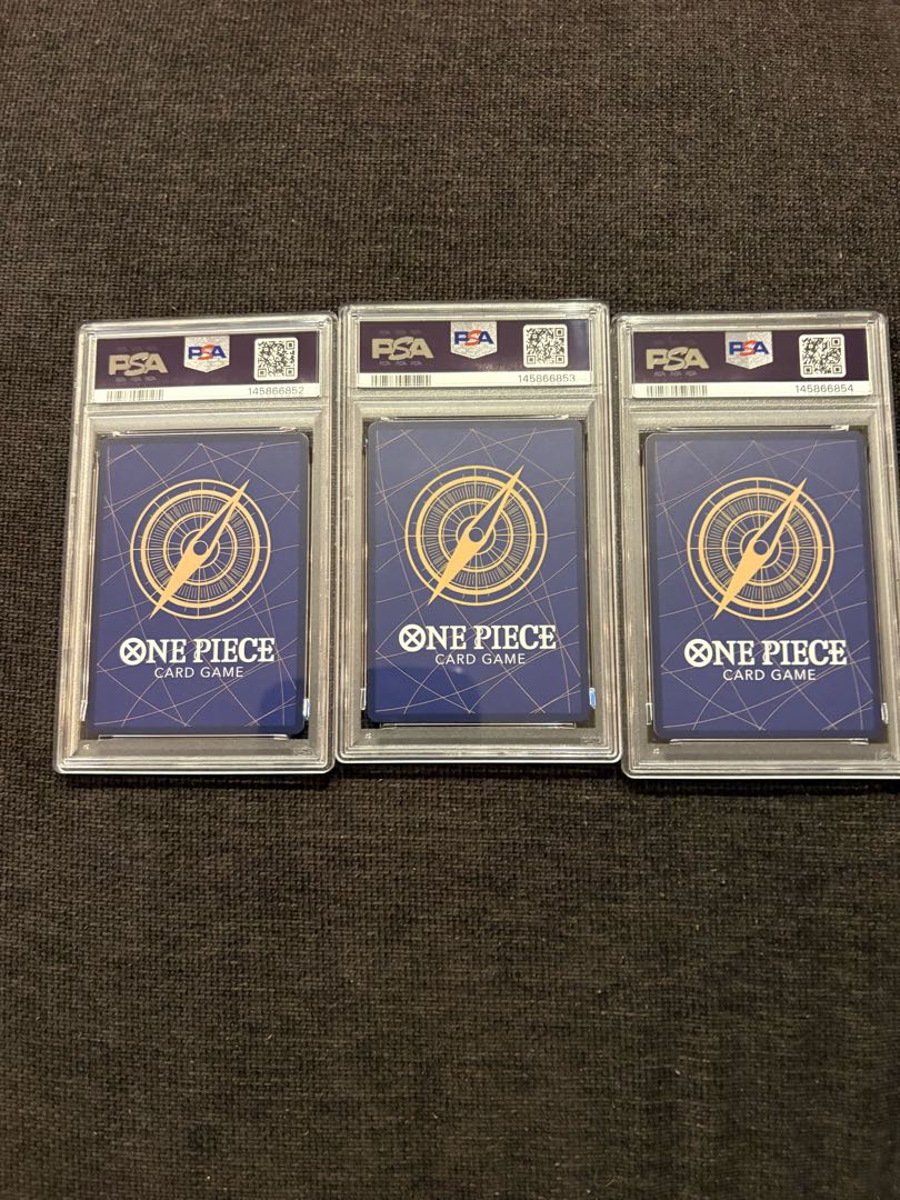 Inherited will comipara ace luffy sabo three brothers three consecutive numbers psa10.9 1枚