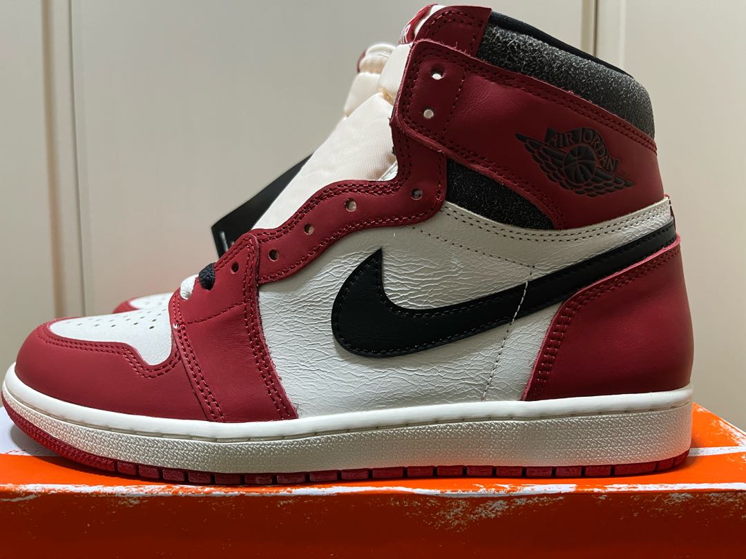 Nike Air Jordan 1 High OG "Lost & Found/Chicago" Varsity Red/Black/Sail/Muslin 28cm