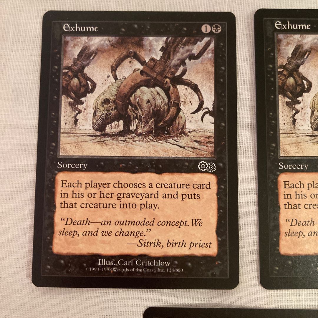 MTG exhume/Exhume USG C English 3 copies