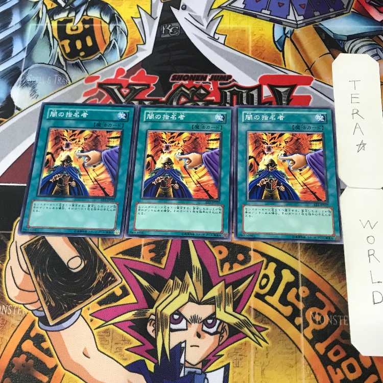 Dark Designator 1 Normal Spell Card 3-Card Set Tera 3枚