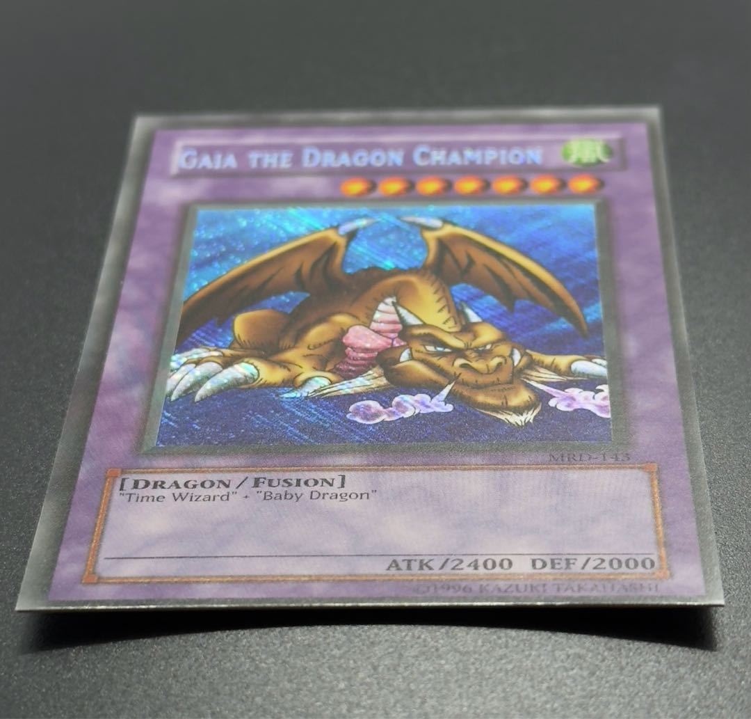 【超希少】遊戯王　千年竜　ネームエラー　コーナーカット無　銀ホロ無　エラーカード