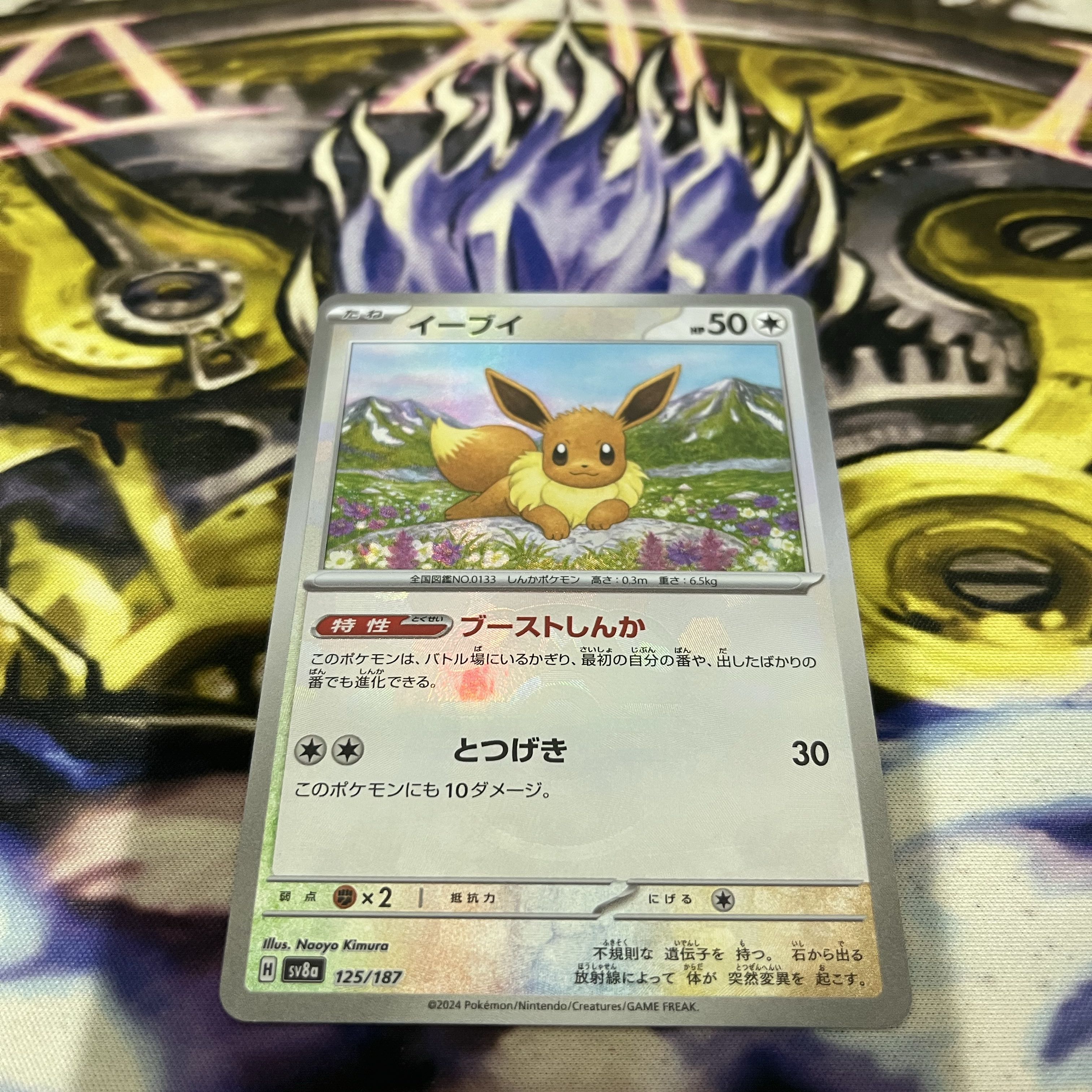 Eevee (Master Ball pattern/mirror spec.) 125/187 1枚