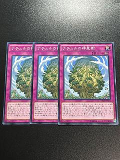Yu-Gi-Oh Studio 3 copies Naturia Sacred Tree Normal JP076