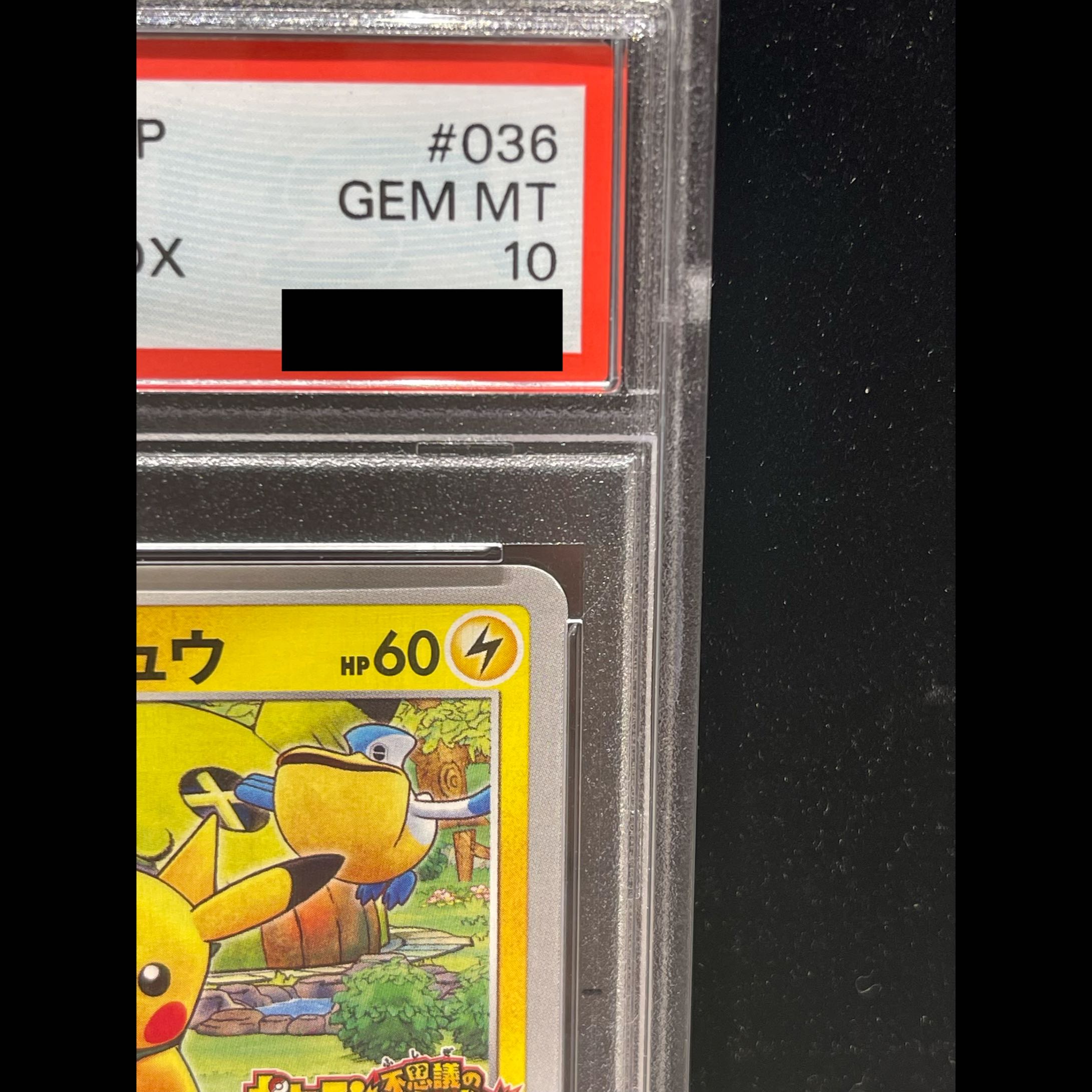 [PSA10] Pikachu from Rescue Team DX—Geo Exclusive PROMO 036/S-P 1枚
