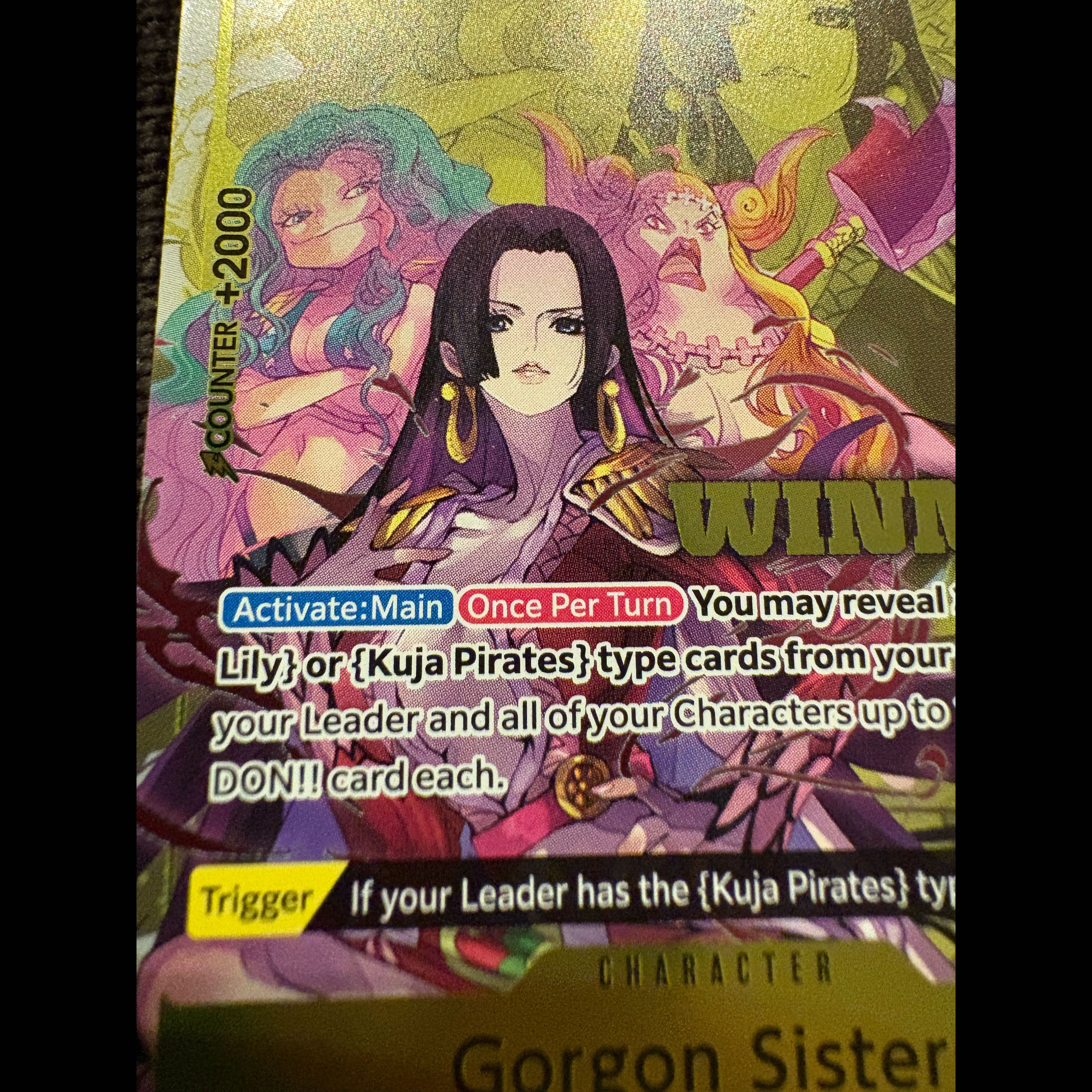 One Piece Card: The Gorgon Sisters WINNER Boa Hancock (English Version) 1枚