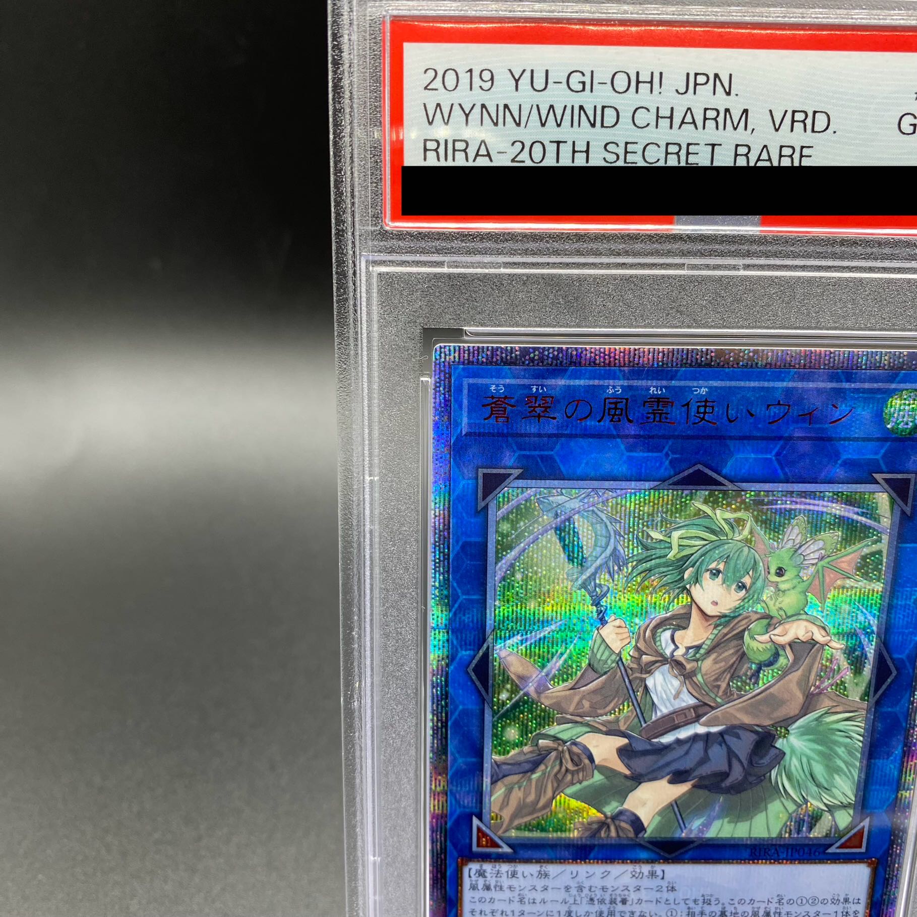 PSA10] Wynn the Wind Charmer, Verdant 20th Secret Rare RIRA-JP046