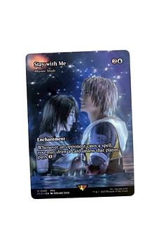 MTG Stay with me  最後まで・・・英語版 FF10 ユウナ ティーダ 英語 リスティックの研究  1枚