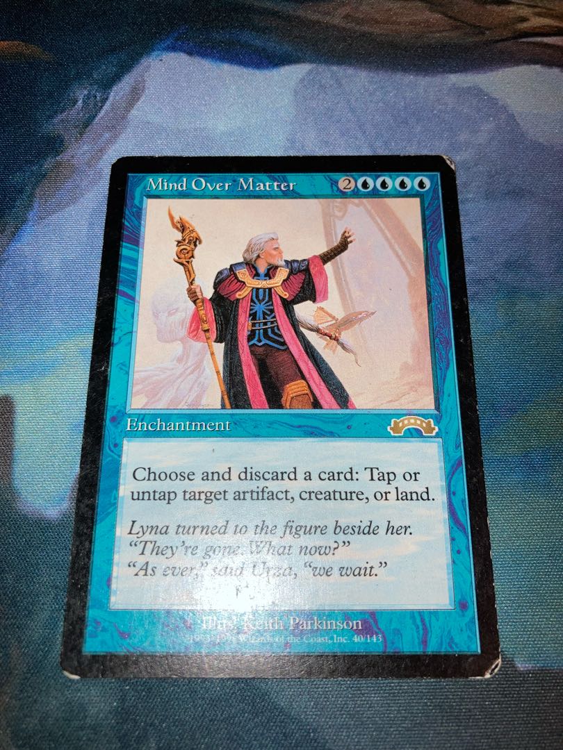 Mind Over Matter and other rare cards are for sale in bulk.