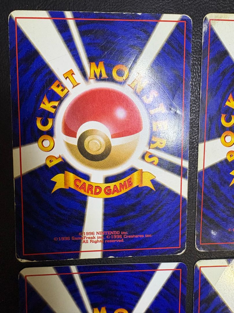 Pikachu & Mew's Damage Set Pokémon Cards Old Back 1枚