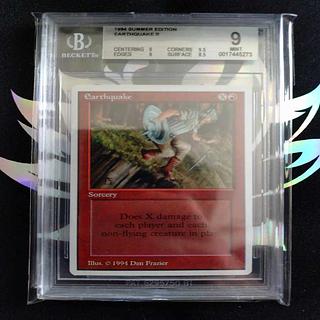 地震（Earthquake）サマーマジック　BGS9 1枚