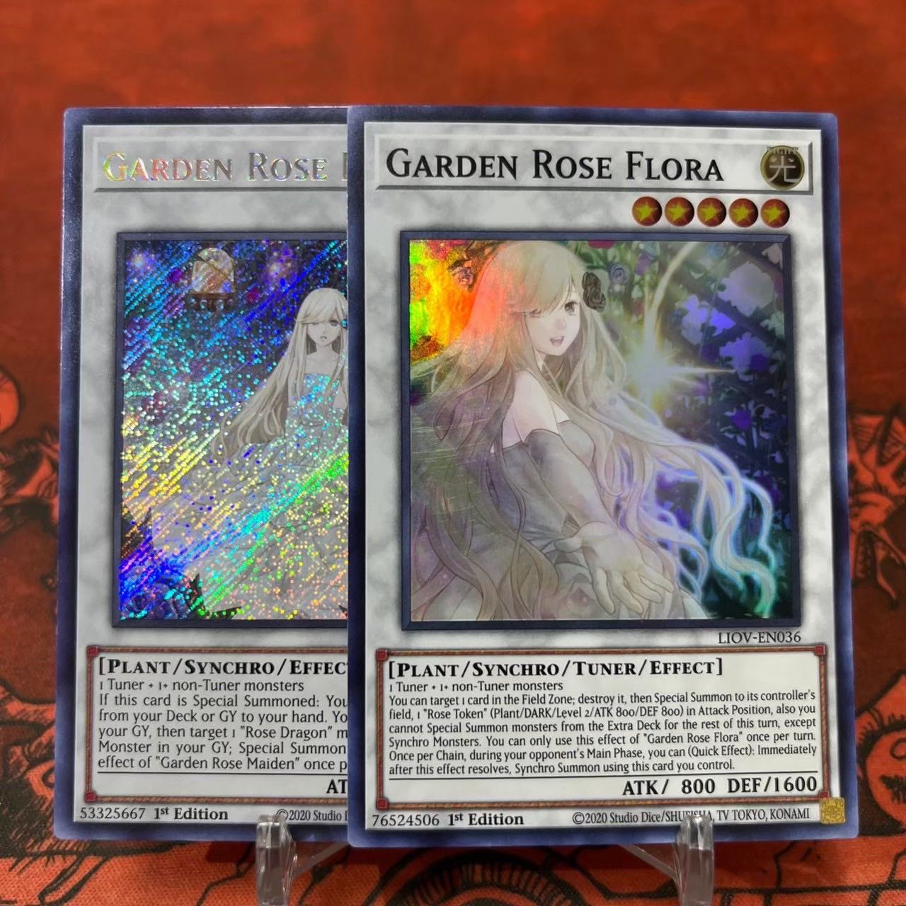 Yu-Gi-Oh [English Version] Garden Rose Maiden & Flora Set