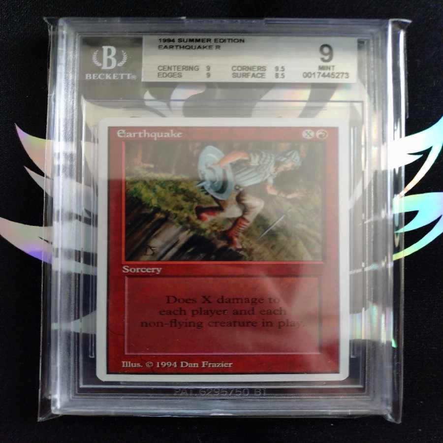 地震（Earthquake）サマーマジック　BGS9 1枚