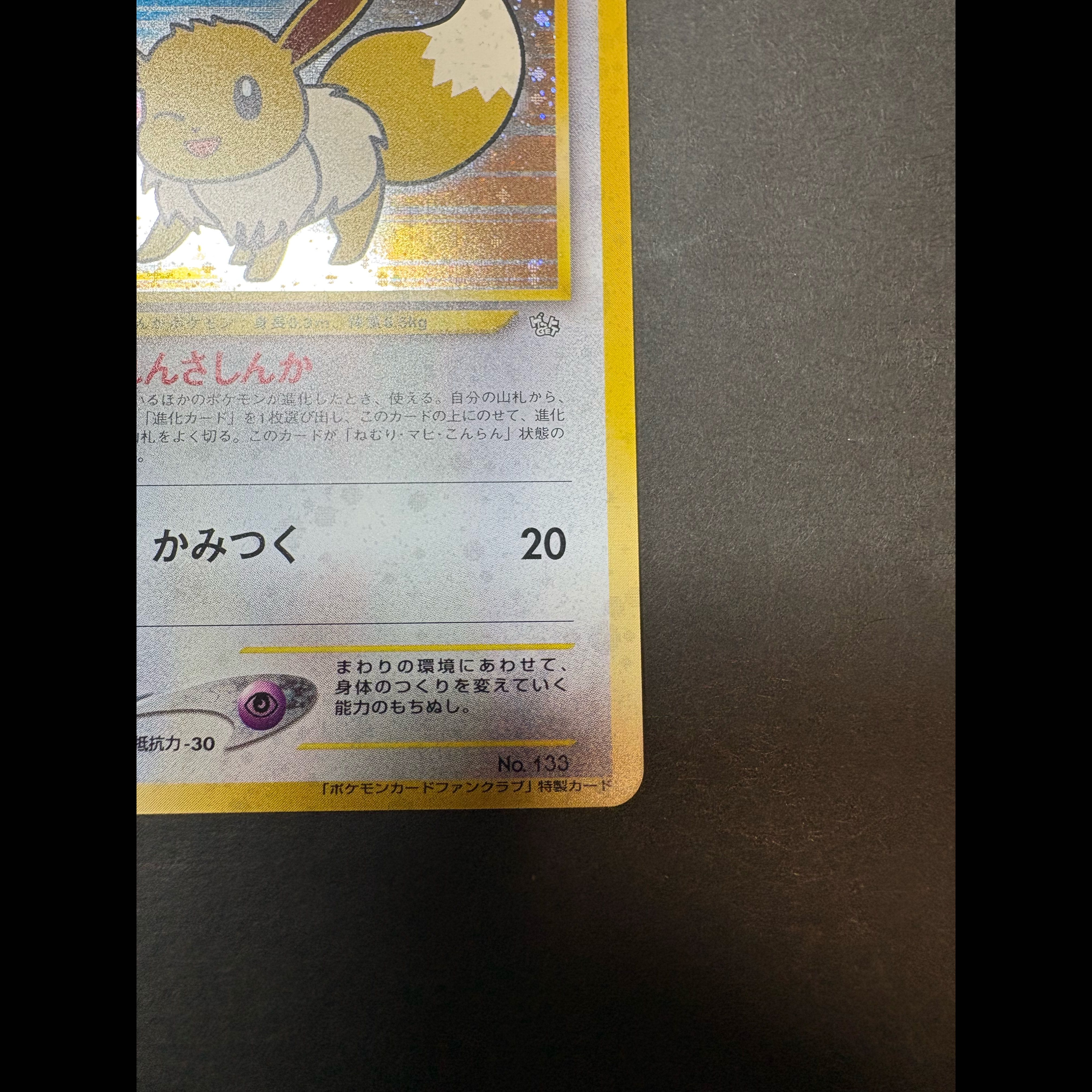 Eevee Pokémon Fan Krabby Special Edition Card (Old Back) PROMO 1枚