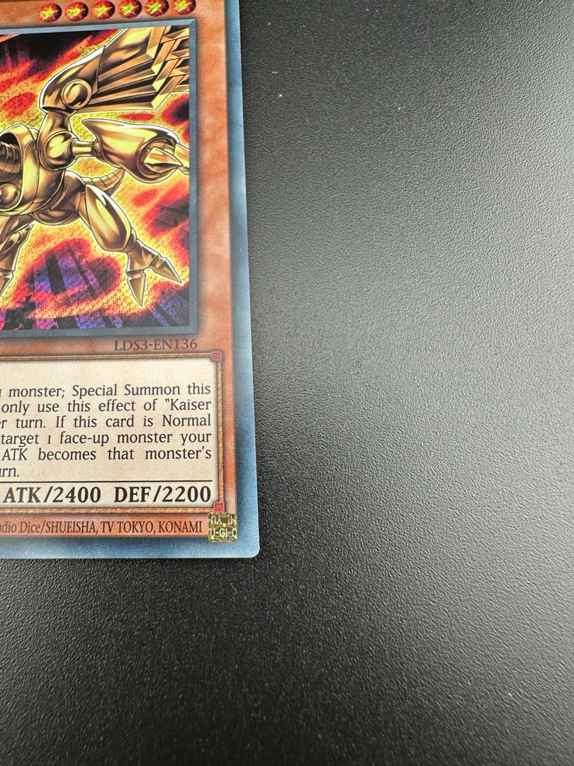 Used] English LDS3-EN136 Kaiser Glider - Golden Burst Kaiser Glider - Golden Burst (Secret Rare) Limited Edition