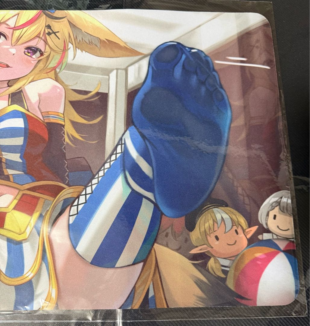 Hololive Polka Omaru Play Mat Desk Mat Rubber Mat Unopened