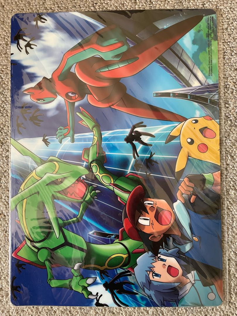 【未使用】裂空の訪問者デオキシス　ポケモン　映画　下敷き 1枚