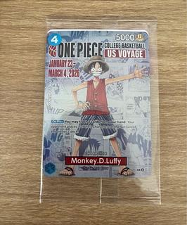 ルフィ大学　バスケワンピース モンキー・D・ルフィ アメリカ大学バスケ限定プロモ 未開封  1枚