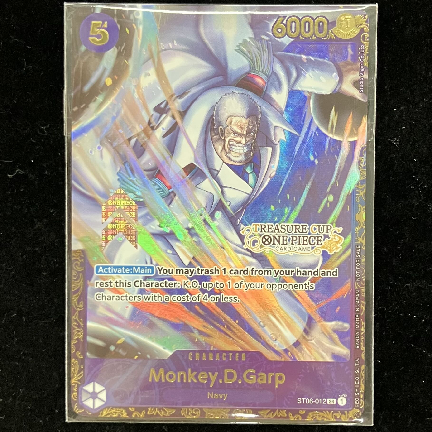 Monkey D. Garp English Treasure Cup PROMO ST06-012