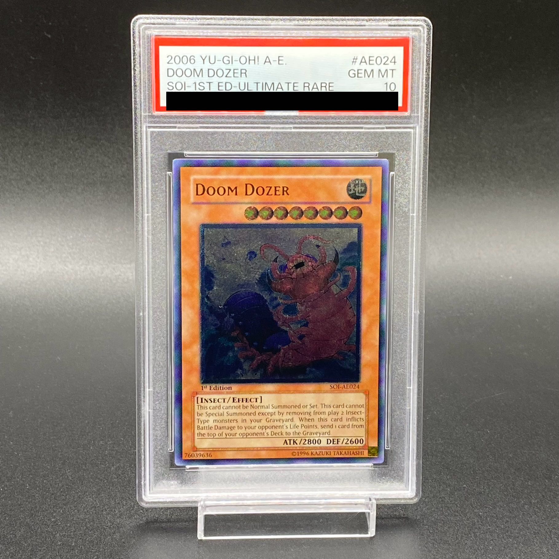 PSA10】デビルドーザー レリーフ 旧アジア版 アルティメットレア
