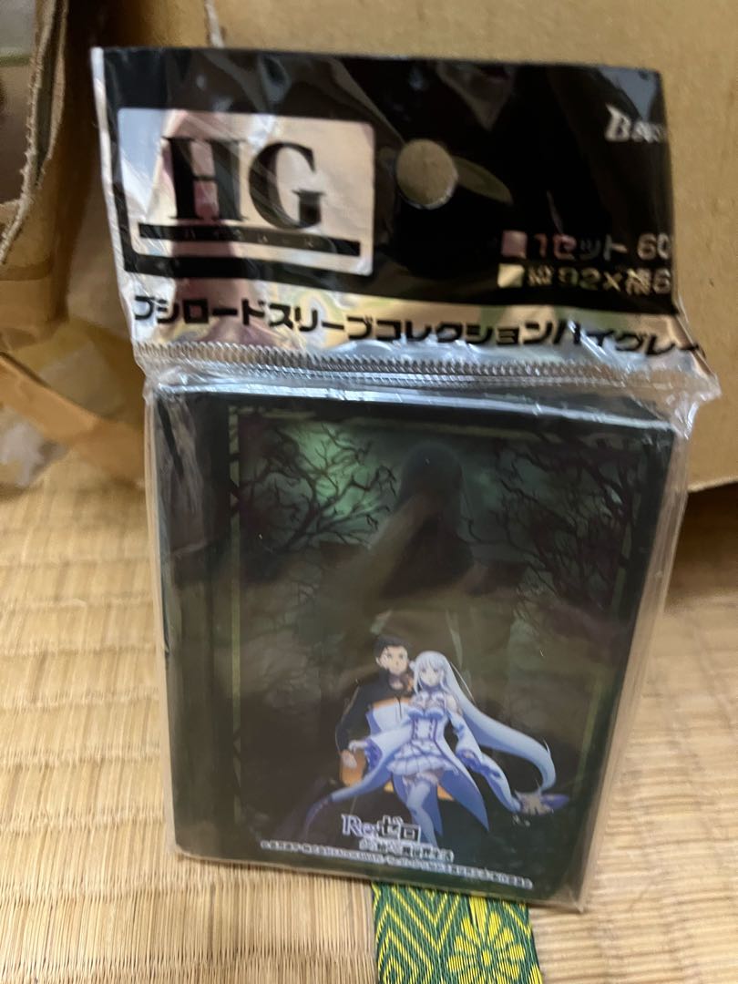 メーカー直売 - 人気ランキング Re:ゼロから始める異世界生活 リゼロ エミリア スバル スリーブ ヴァイスシュヴァルツ