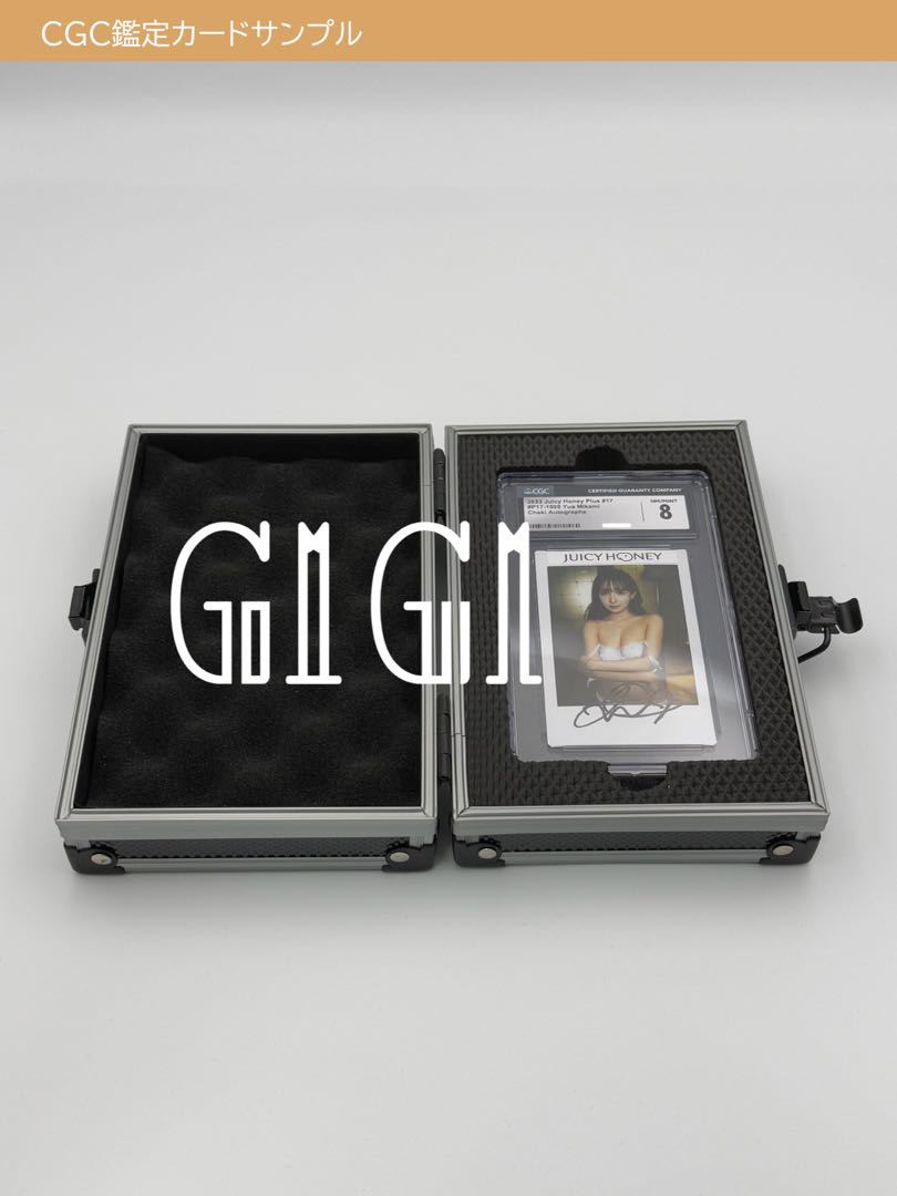 G1G1」PSA/CGC鑑定カードケース(1枚入り) シルバー/ブラックの