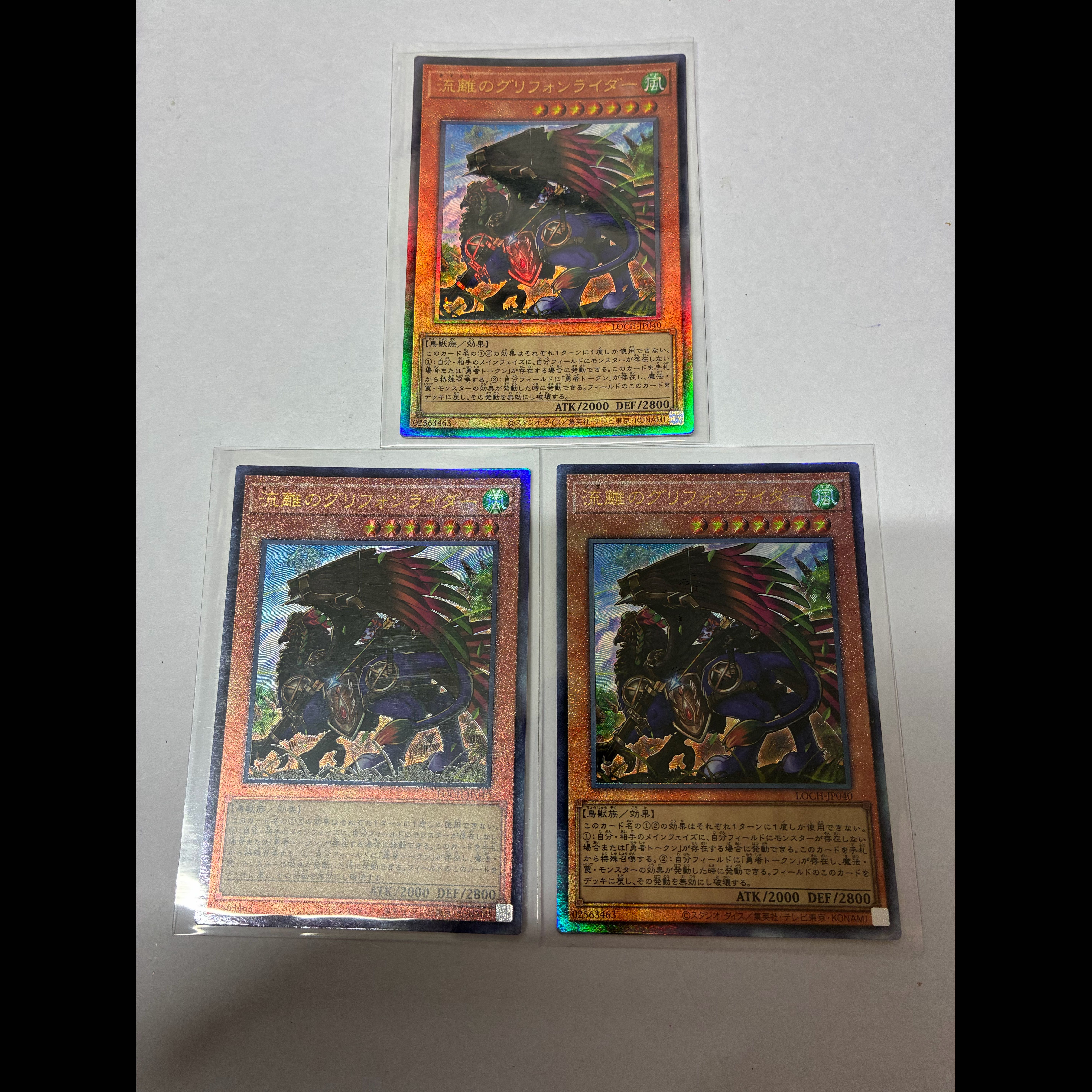 The Wandering Griffin Rider - Ultimate Rare LOCH-JP040 3枚