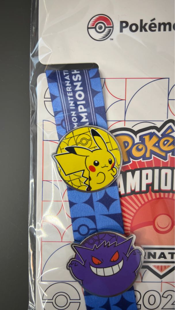 Pokemon 2024 EUIC Neck Strap Pin Badge