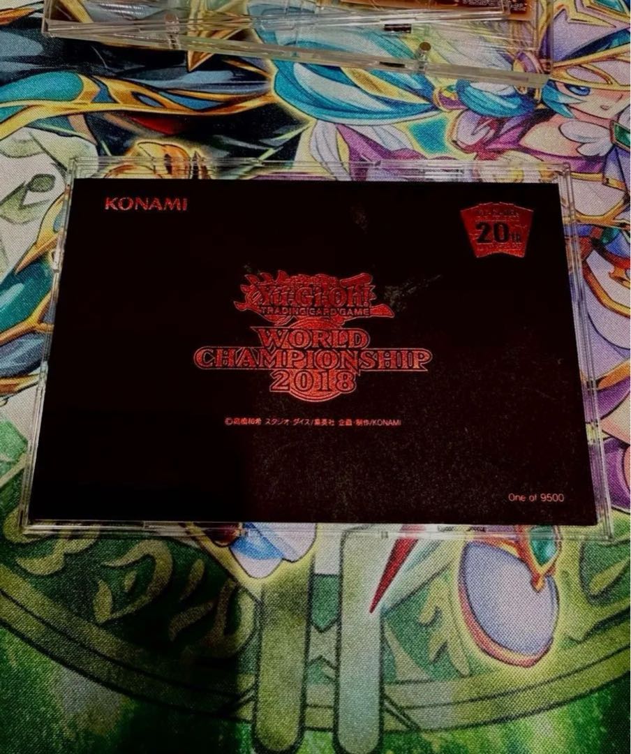 Yu-Gi-Oh wcs2018 Blue-Eyes White Dragon Black Magician 20th Sikh with black envelope 1枚