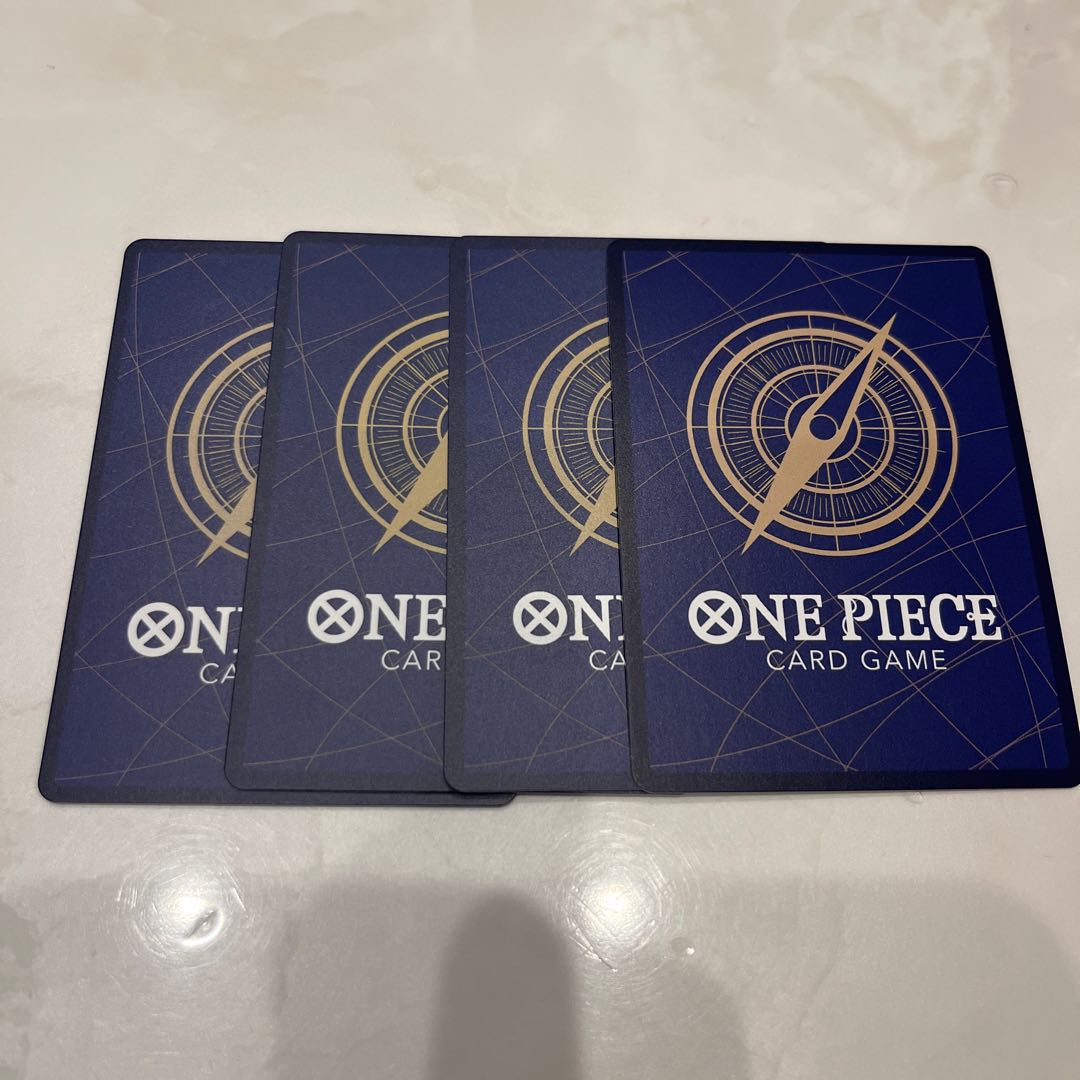 Set of 4 Red Riryoku No. C OP09-021 1枚