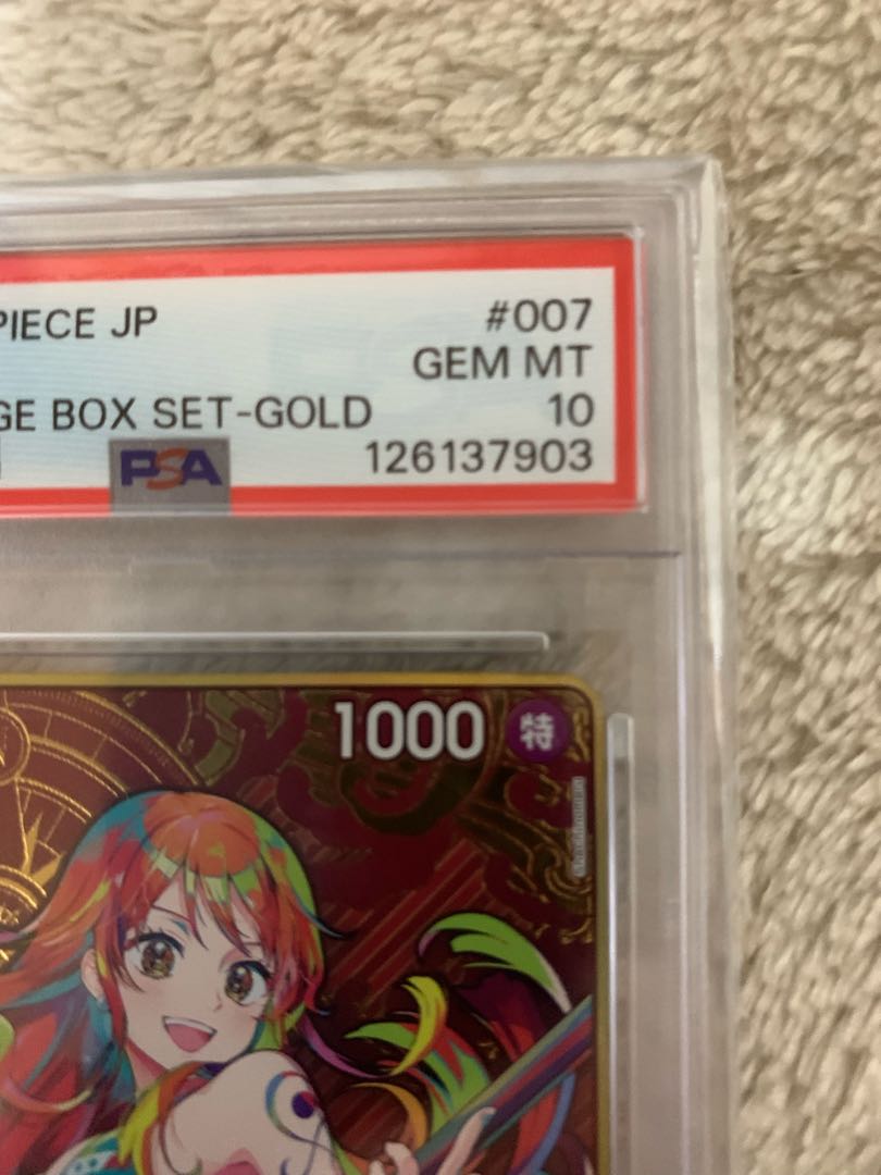 【PSA10】ナミ(パラレル/箔押し)(ストレージボックスセット) C ST01-007 1枚