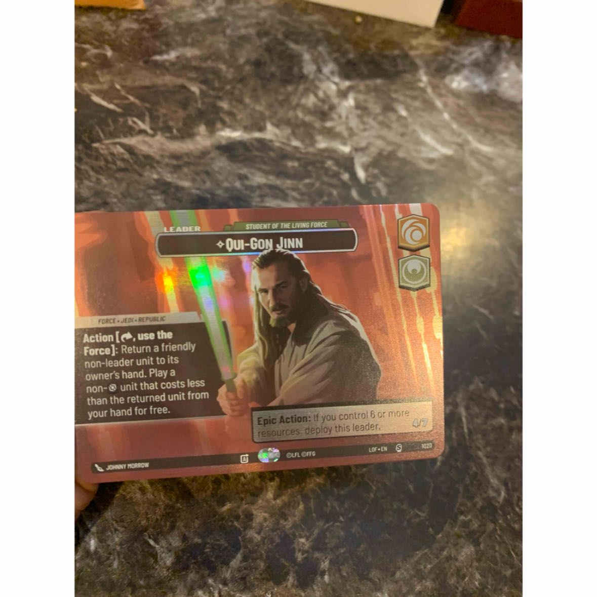 スターウォーズ　アンリミテッド ショーケース マンダロリン オビワン　1012 クワイガンジン 1枚