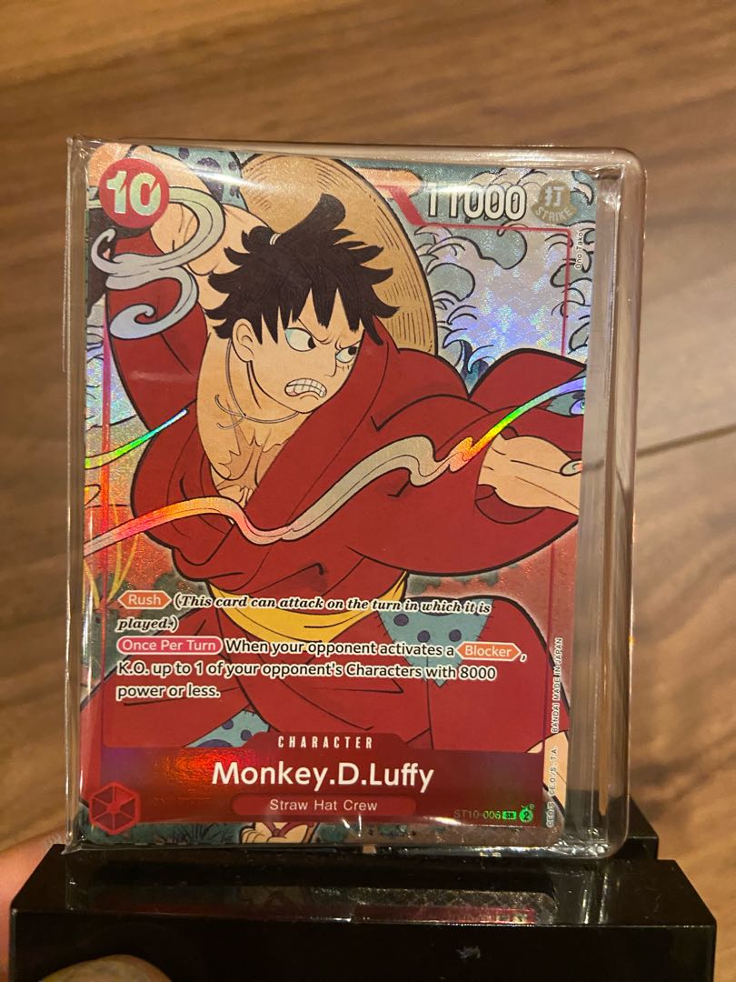 New Unopened One Piece Card English 1st Anniversary Kabuki Promo Only