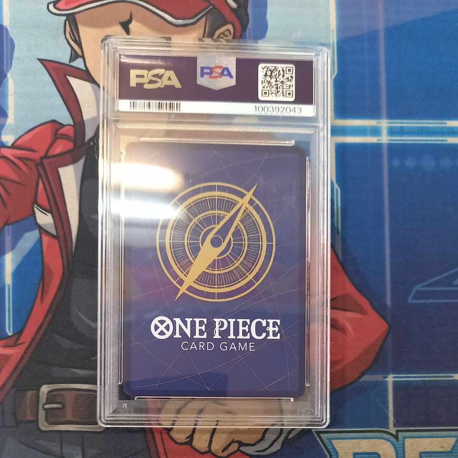 【PSA10】ナミ(パラレル)(スーパーパラレル)(コミックパラレル・コミパラ・漫画背景) P-R OP01-016