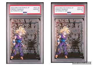 PSA10] Son Gohan: Boyhood Parallel Energy Marker Pack 01 PROMO E01-10 2枚