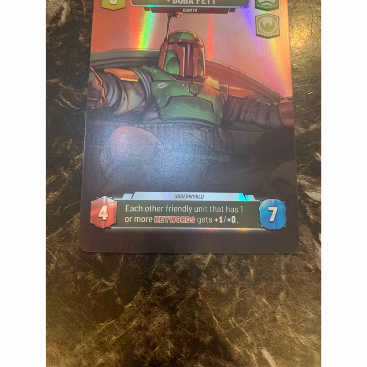 スターウォーズ　アンリミテッド ショーケース マンダロリアン ボバフェット 1枚