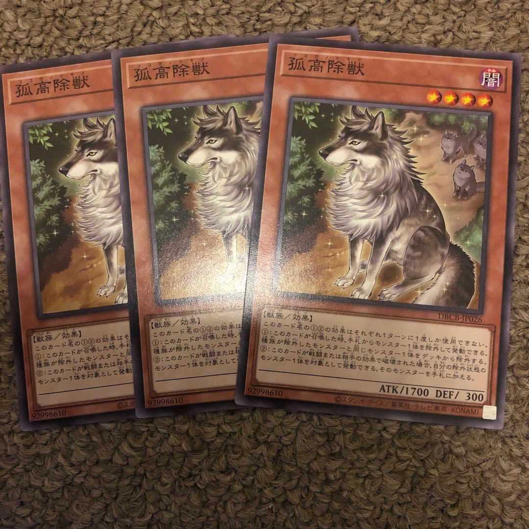 孤高除獣 ノーマル DBCB-JP026 1枚
