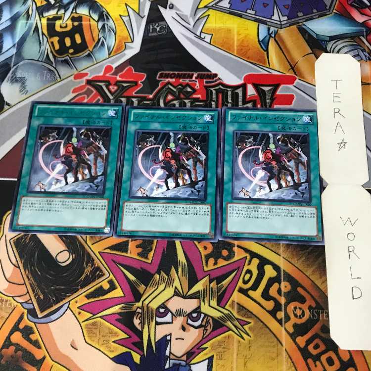 Final Inzektion GAOV 1 Rare Magic Set of 3 Tera.