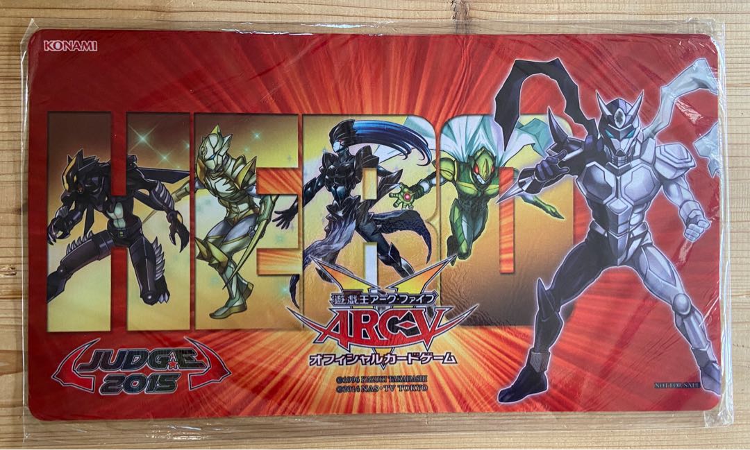 43 遊戯王 2015 JUDGE プレイマット M・HERO E・HERO