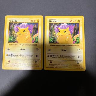 【状態】C ポケカ　英語版　ピカチュウ　 2枚