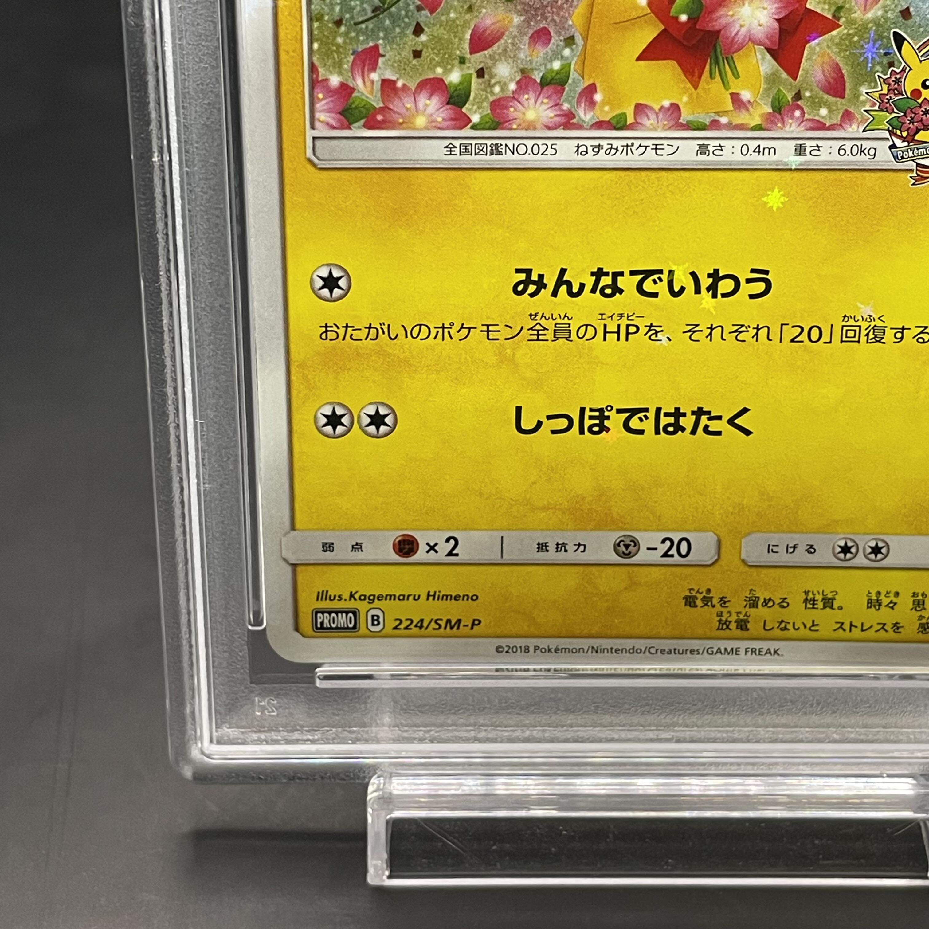 【PSA10】ピカチュウ PROMO 224/SM-P