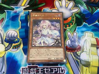 Y-1135 浮幽さくら(海外版イラスト) シークレットレア JP009