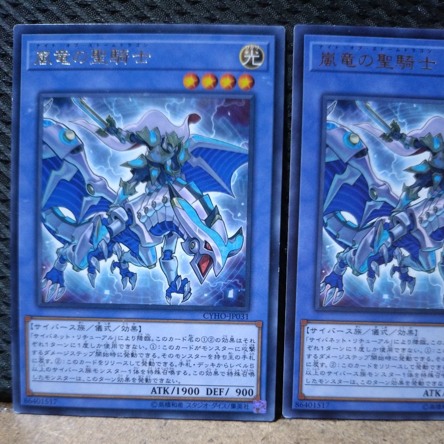【ぽぽたん】遊戯王  2533  嵐竜の聖騎士 レア  2枚  2枚