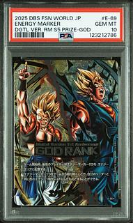 【PSA10】 エナジーマーカー　GOD ドラゴンボール　フュージョンワールド 1枚