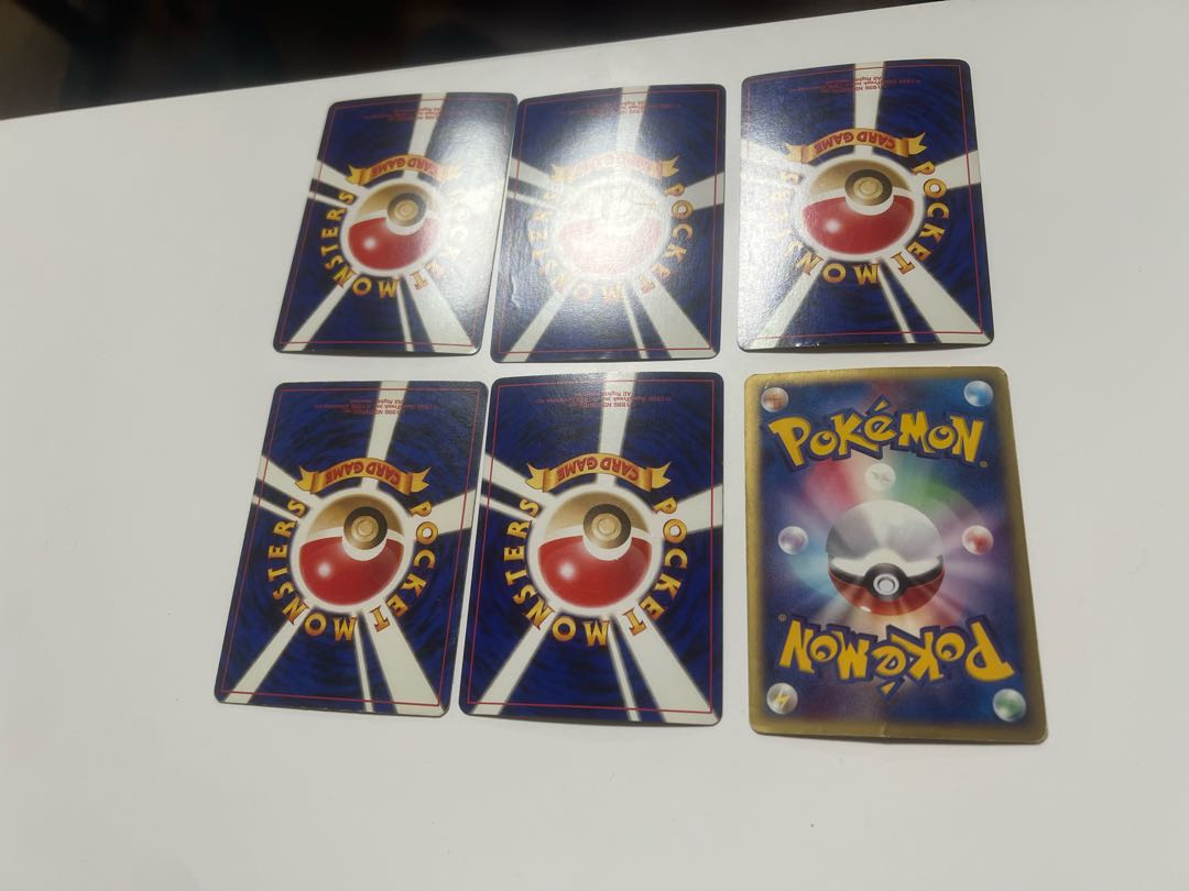 Pokemon card old back plus extras