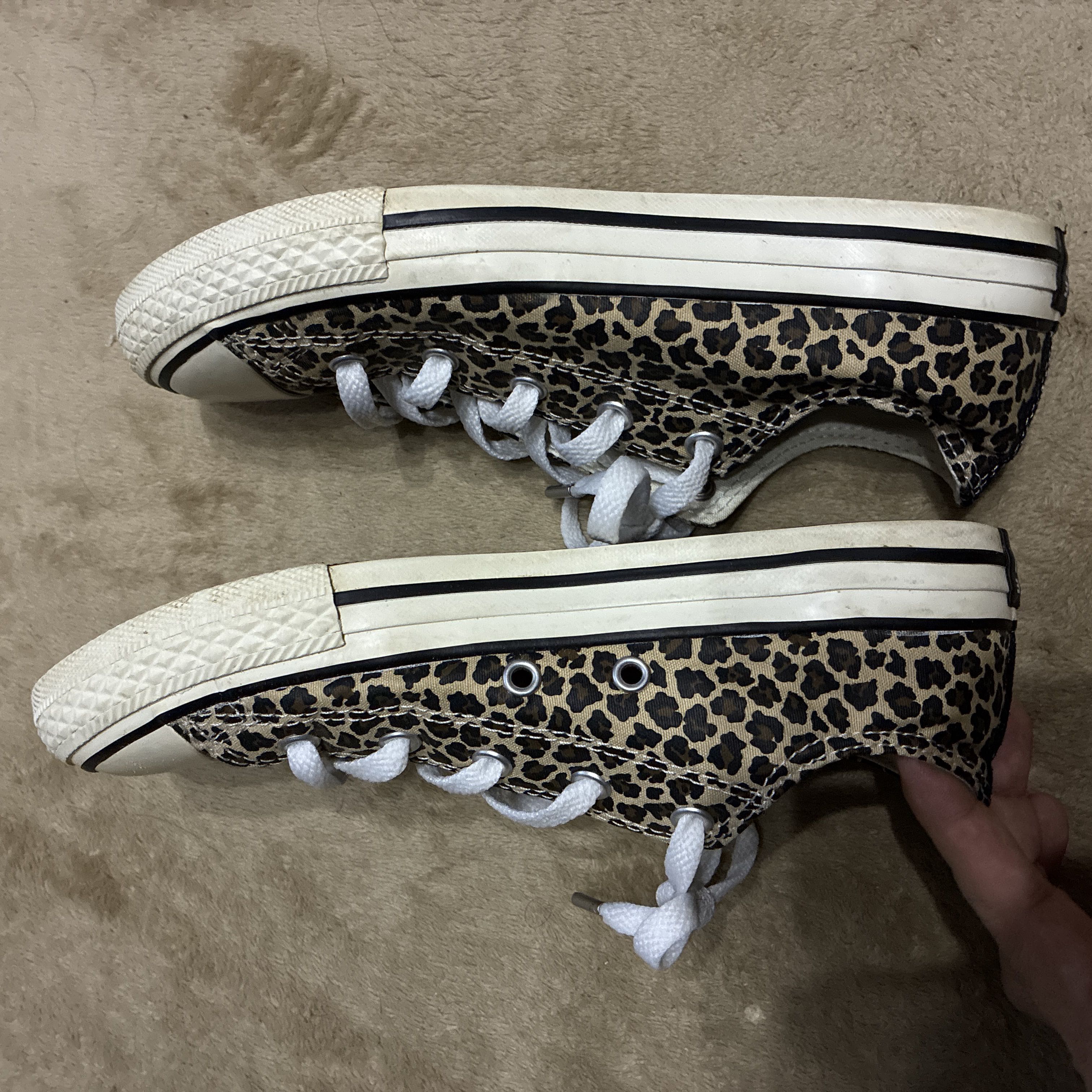 CONVERSE Sneakers, Leopard Print, Low-Top, 21.5 cm 22cm