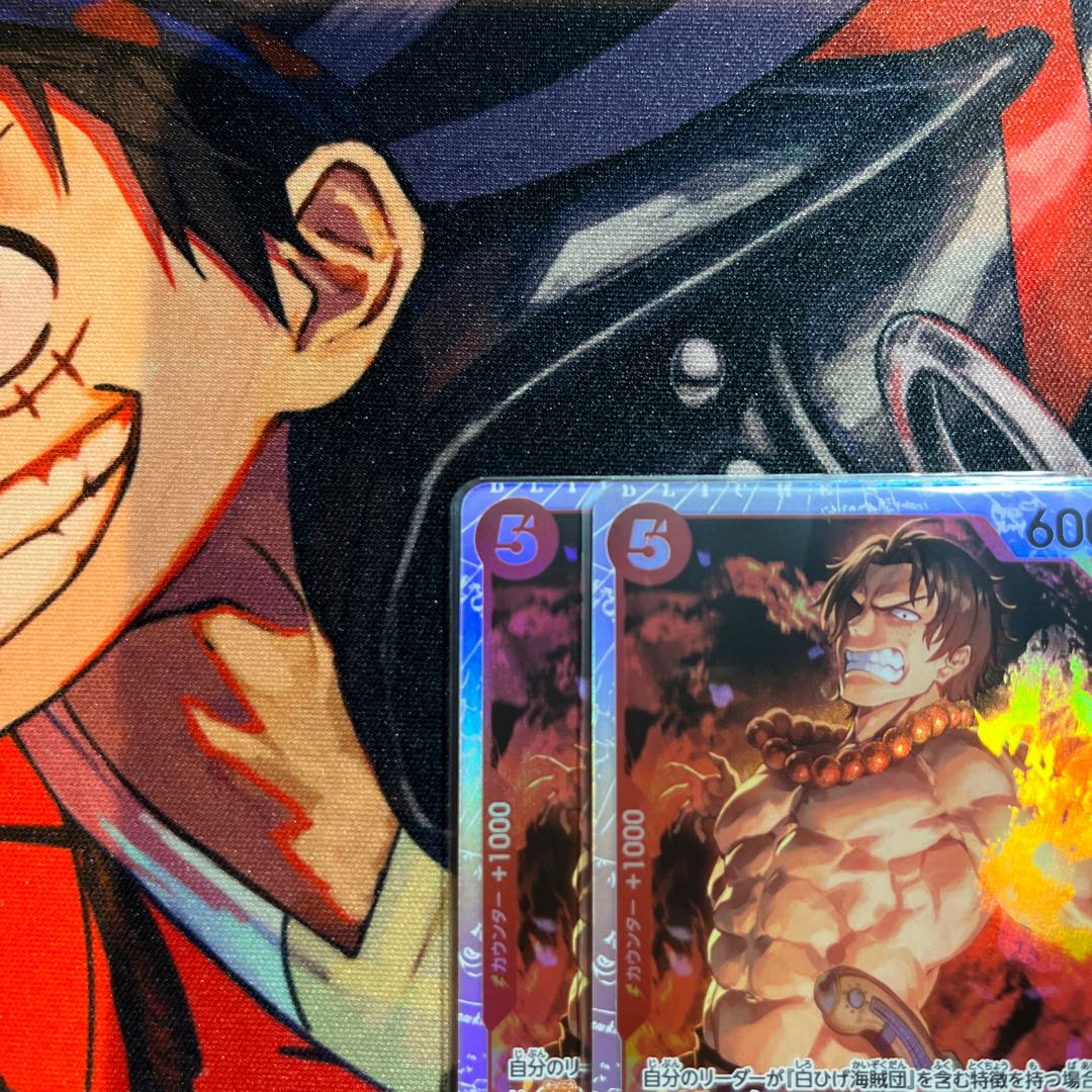 set of two sheets Portgas D. Ace SR ST15-005 1枚