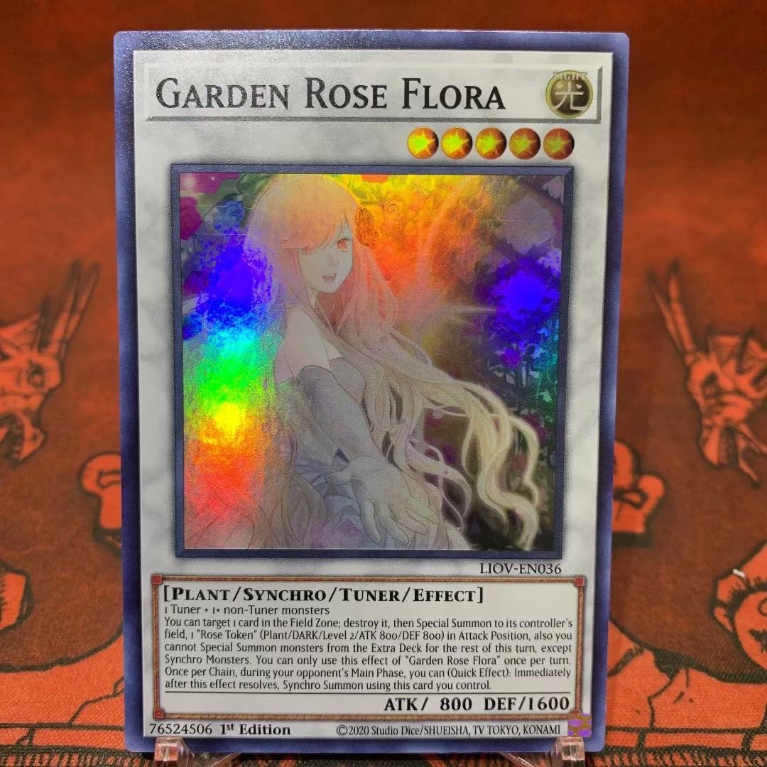 Yu-Gi-Oh [English Version] Garden Rose Maiden & Flora Set