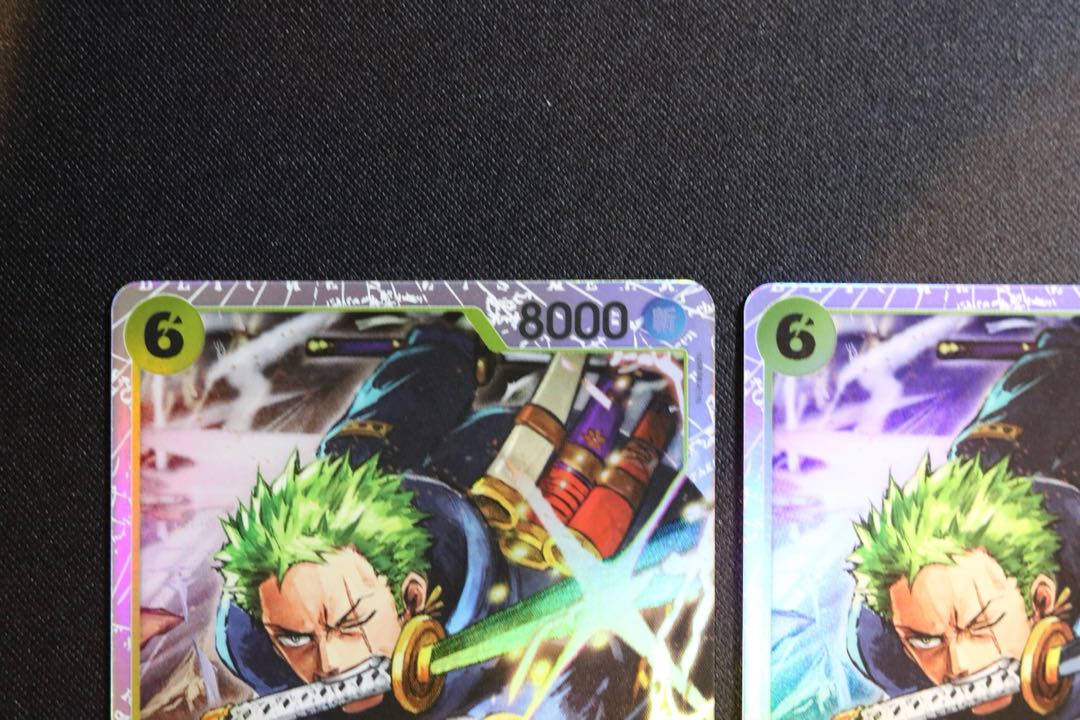 set of two sheets Roronoa Zoro SR ST29-014